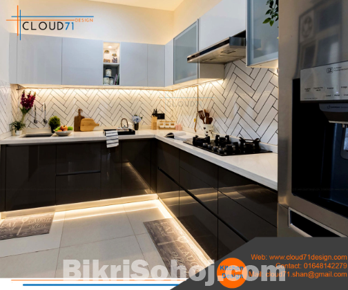 Low cost kitchen cabinet in Bangladesh